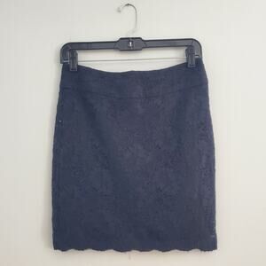 Banana Republic Factory Black Lace Mini Skirt 4